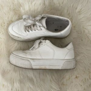Mix no 6 white platform sneakers